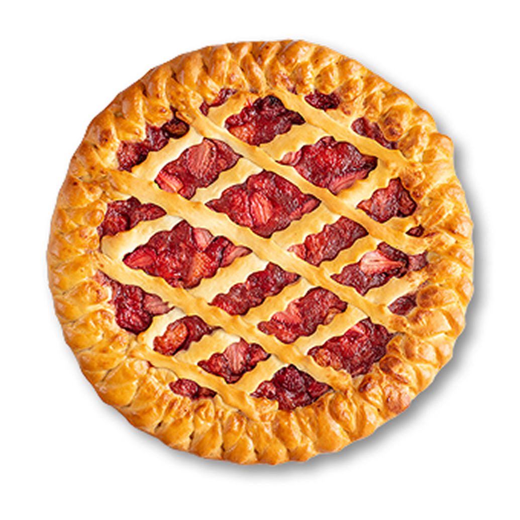 Пирог с клубникой