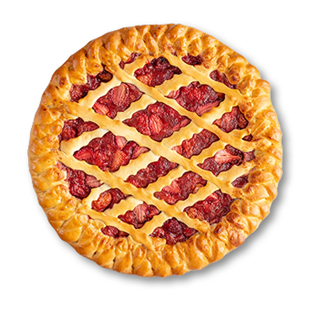 Пирог с клубникой