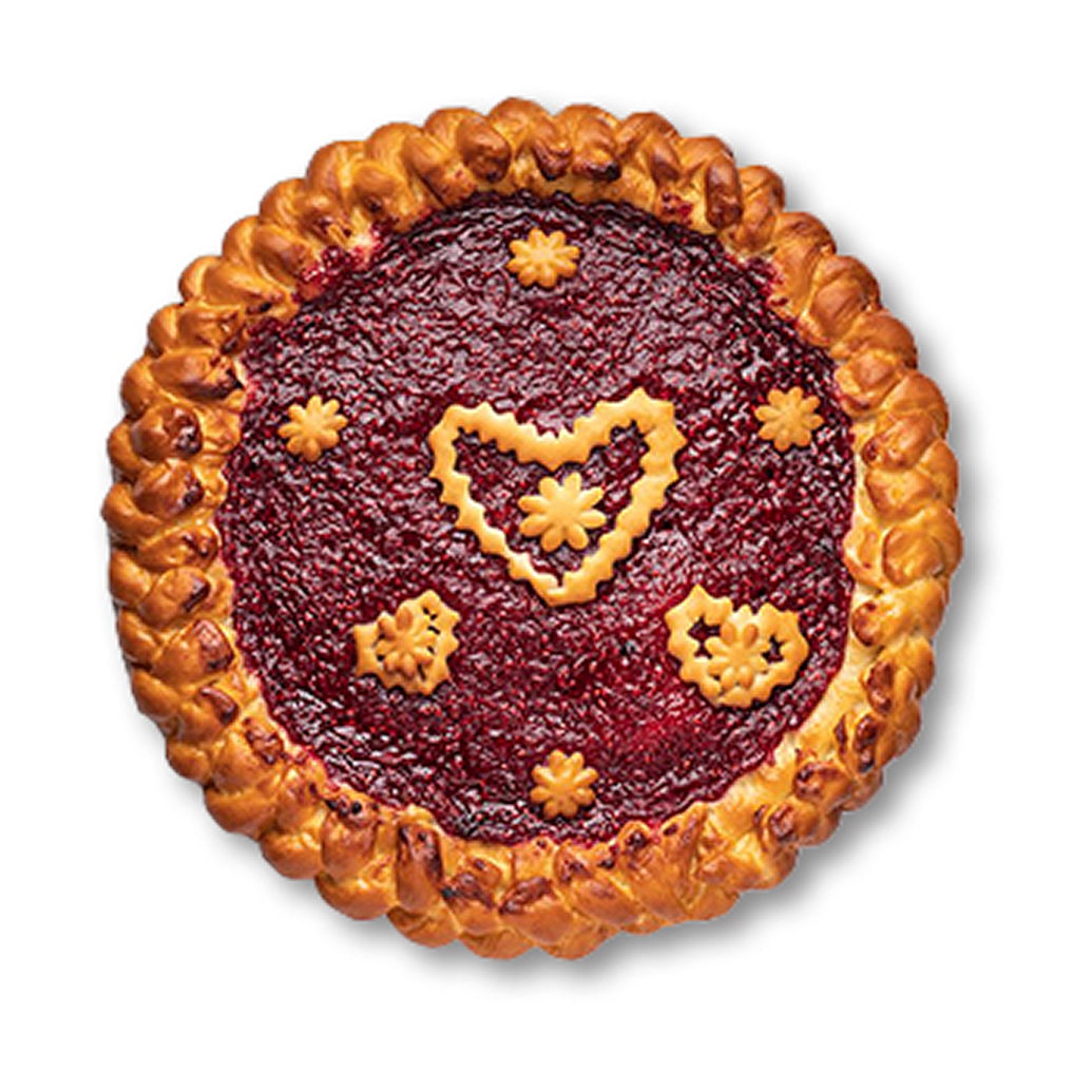 Пирог с малиновым конфитюром