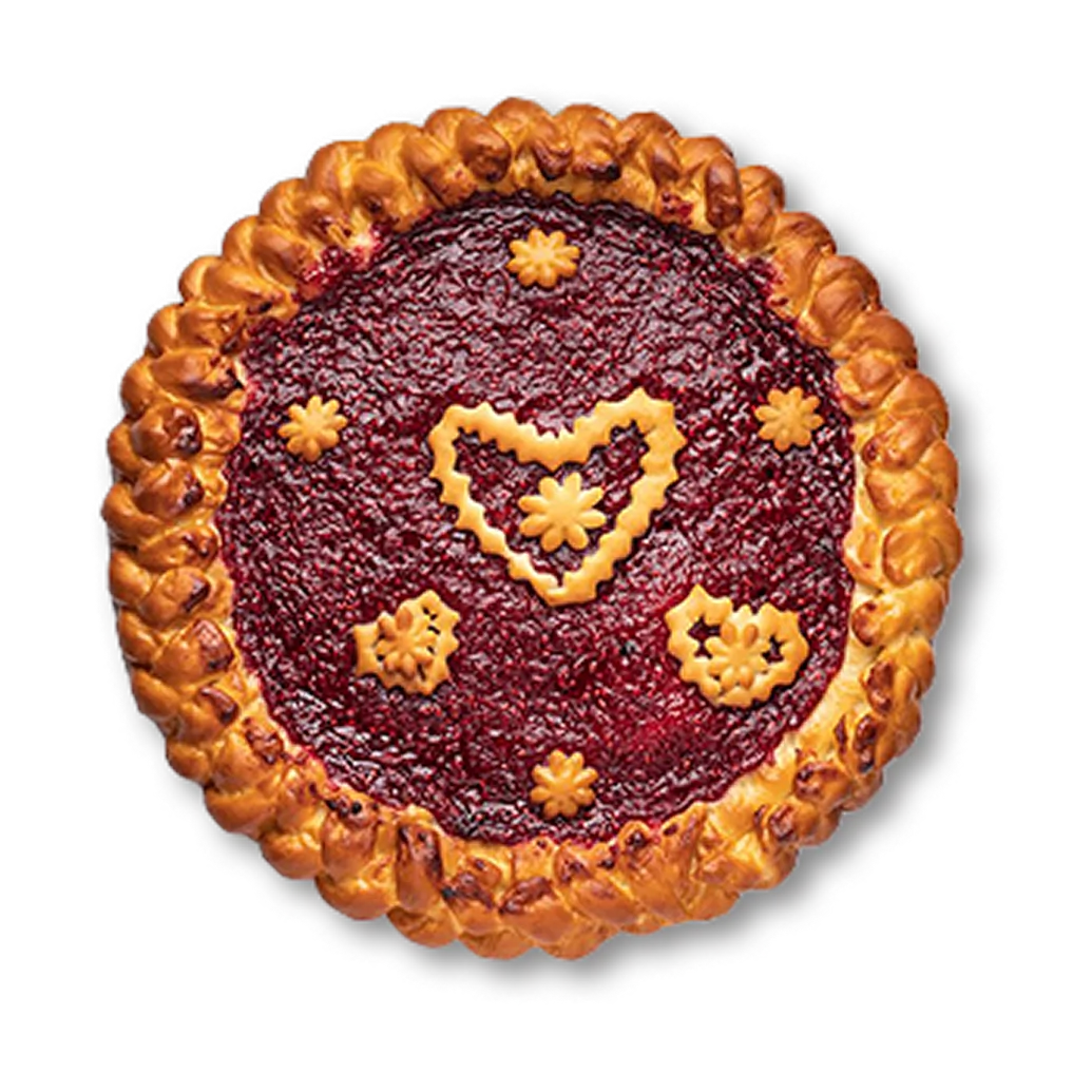 Пирог с малиновым конфитюром