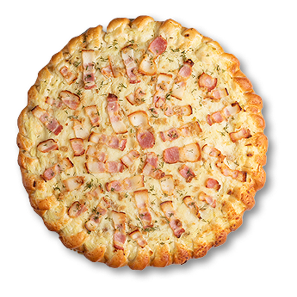 Пирог с картофелем и беконом