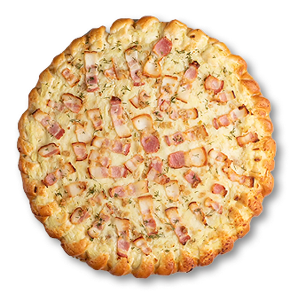 Пирог с картофелем и беконом