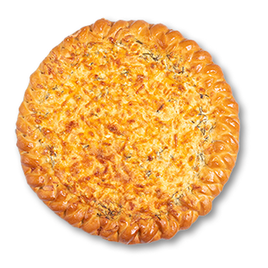 Пирог с творогом, сыром и зеленью